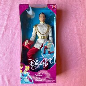 2001 Disney Enchanted Prince Charming Doll Mattel - New in Box